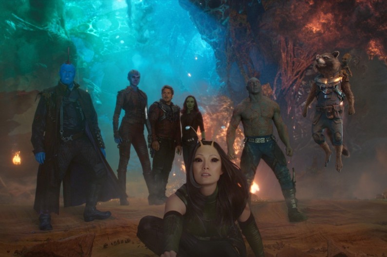 L'équipe des "Gardiens de la Galaxie 2"