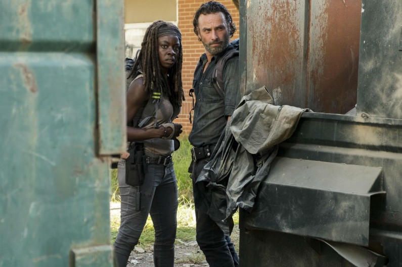 Michonne et Rick dans "The Walking Dead"
