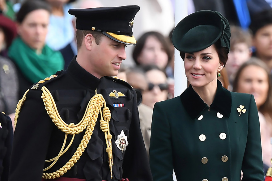 Le prince William et Kate Middleton à l'occasion de la Saint Patrick à Londres