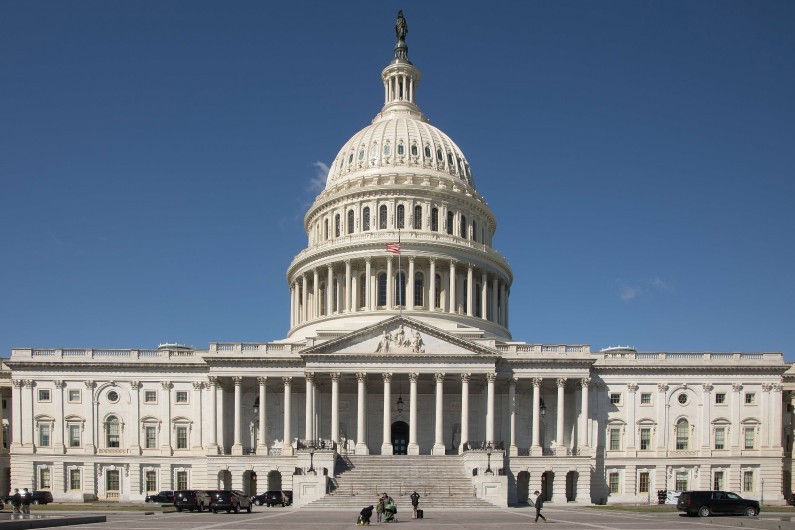 Une vue du Capitole, à Washington