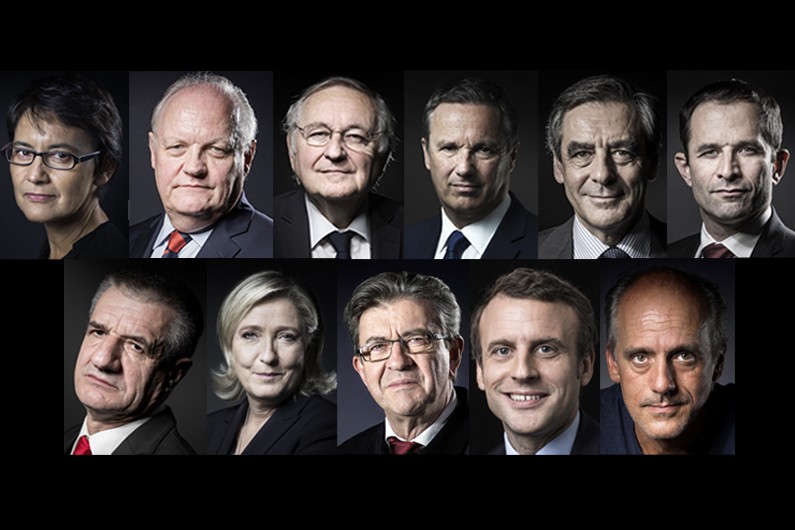 Les 11 candidats à la présidentielle 2017