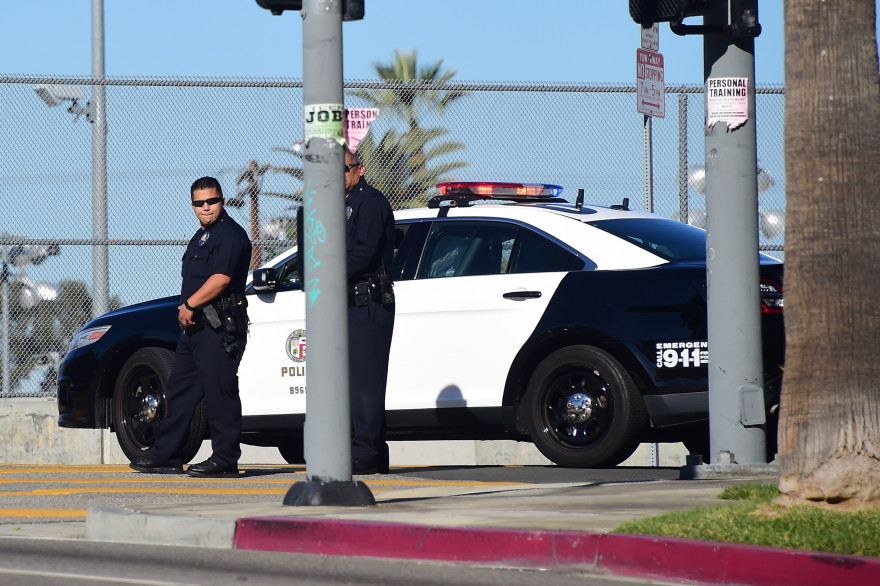 Des policiers américains à San Bernardino, en Californie (Illustration).