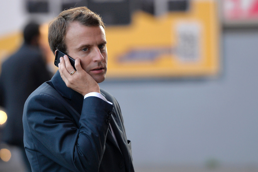 Emmanuel Macron à Paris, le 3 octobre 2014 à