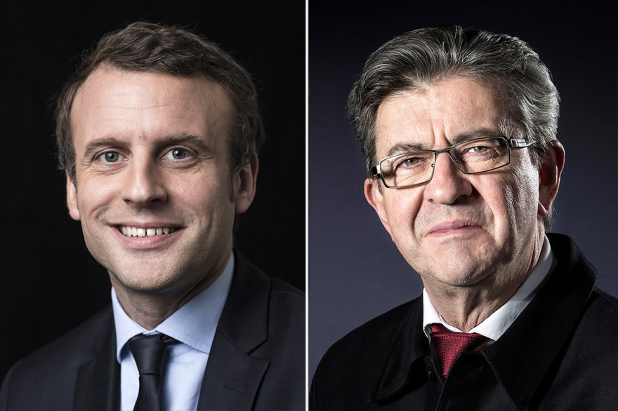 Présidentielle 2017 : Macron et Mélenchon