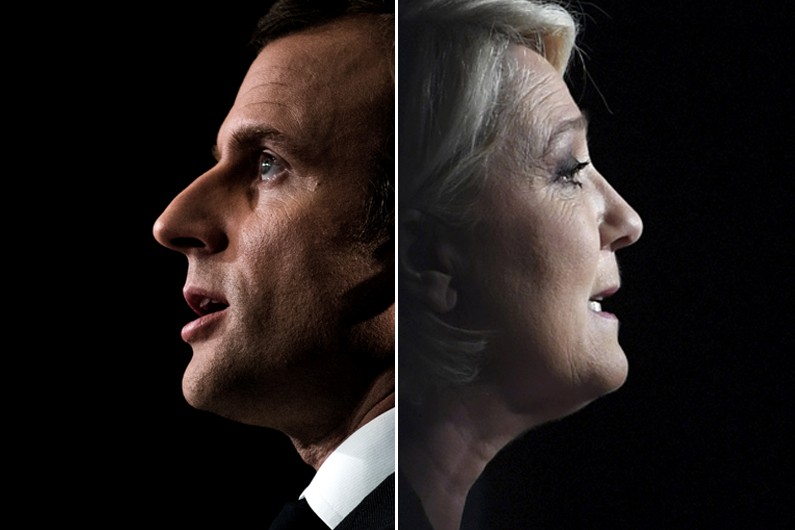 Emmanuel Macron et Marine Le Pen