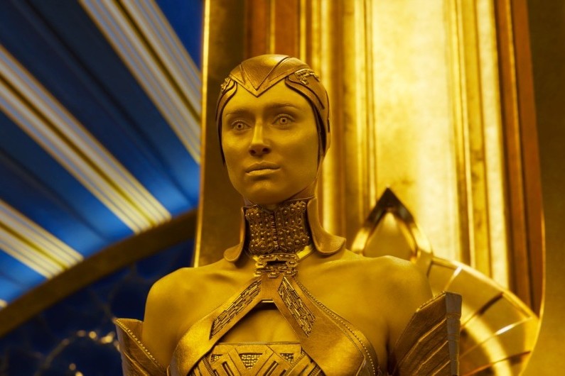 Ayesha dans "Les Gardiens de la Galaxie 2"