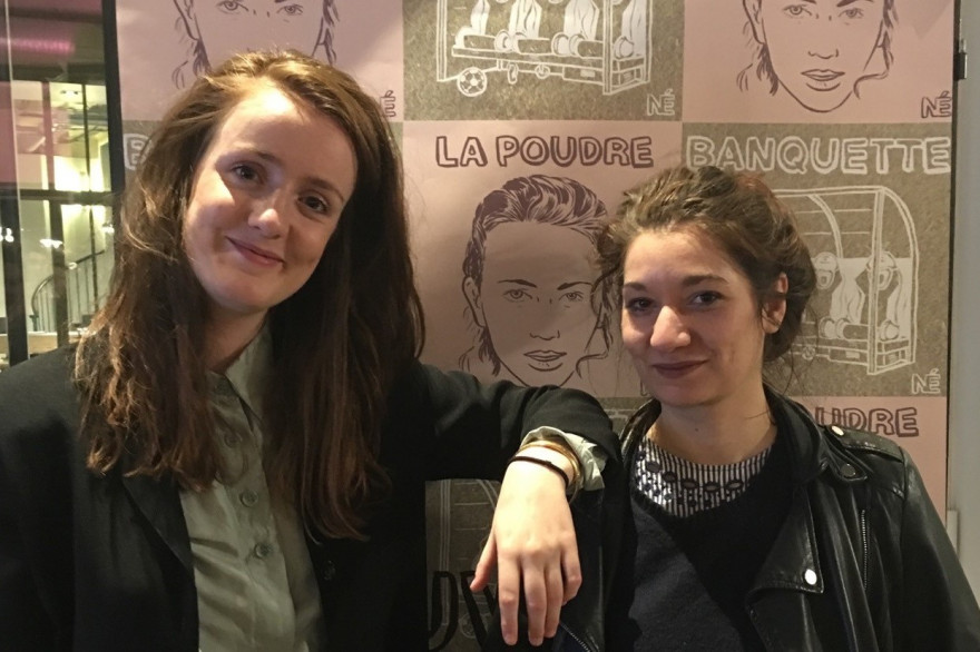 Andréane Meslard et Camille Romano, les deux auteurs de "Parti Pris"