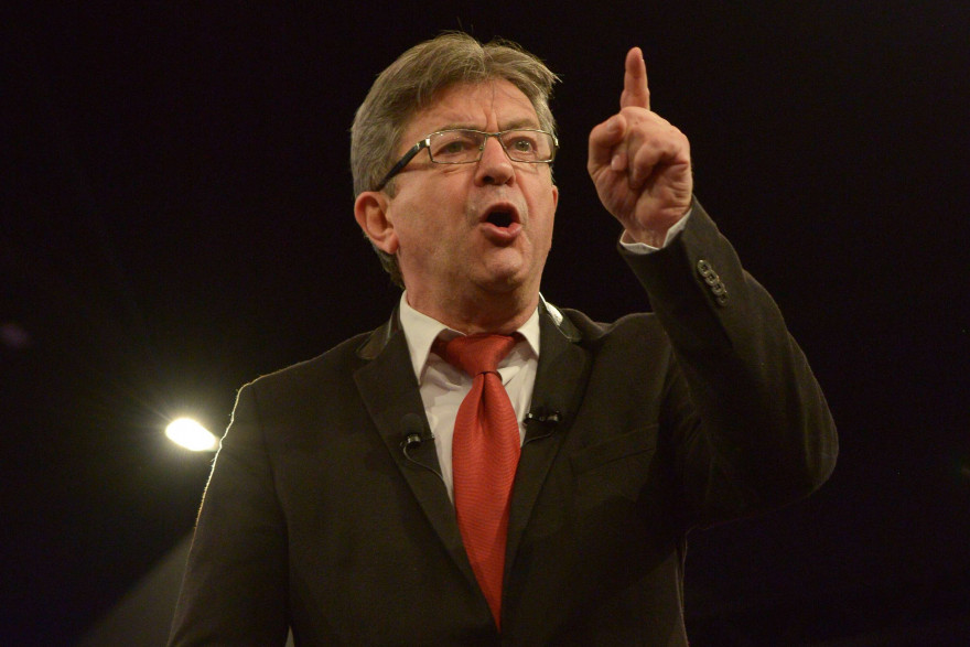 Jean-Luc Mélenchon, leader de La France insoumise, le 13 mai 2017