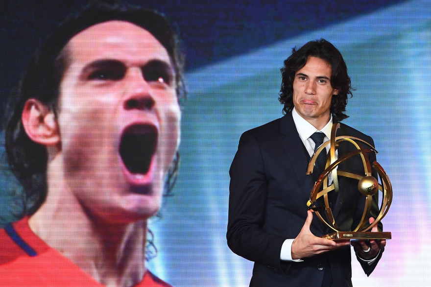 Edinson Cavani sacré meilleur joueur de Ligue 1 pour la saison 2016/2017