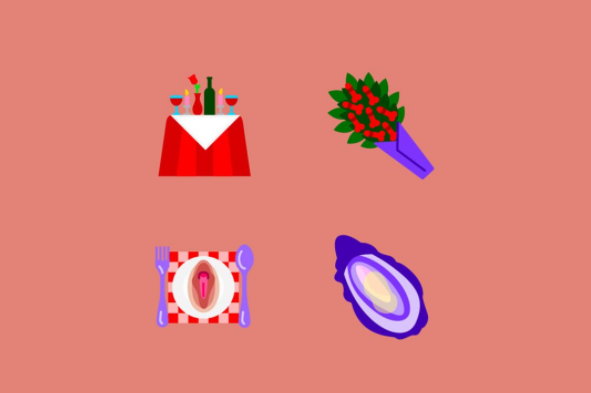 Des émojis de "Flirtmoji"