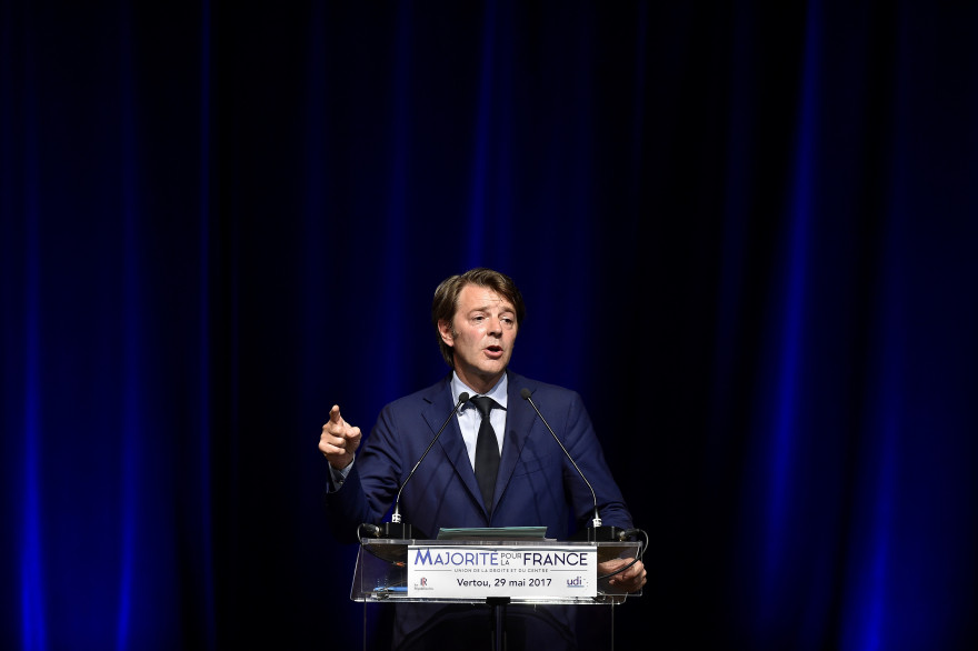 François Baroin, le 29 mai 2017 près de Nantes