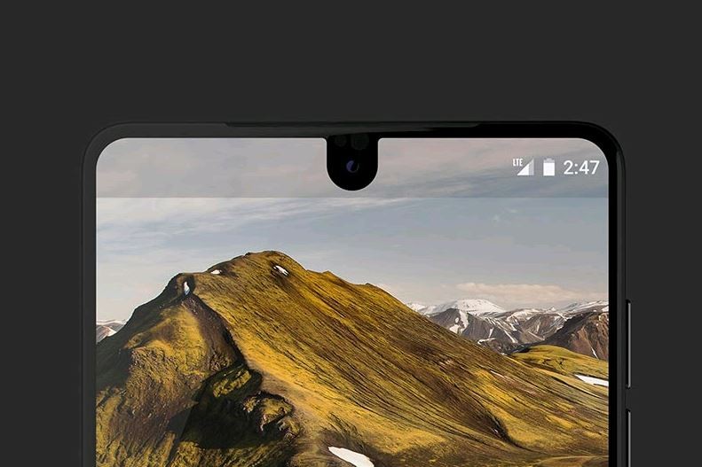 L'Essential Phone s'inscrit dans les nouveaux standards du secteur avec son écran bord à bord