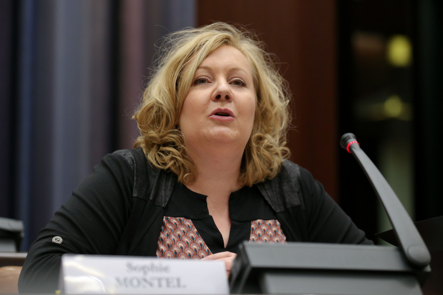 Sophie Montel au Conseil régional de Bourgogne-Franche Comté le 4 janvier 2016.