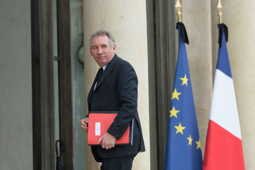 François Bayrou à l'Élysée, le 24 mai 2017