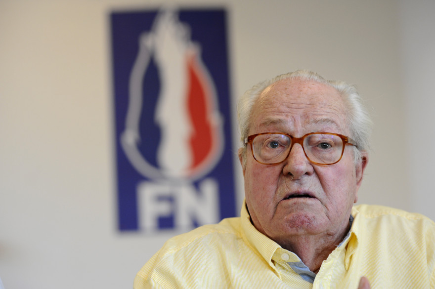 Jean-Marie Le Pen, le président d'honneur du FN
