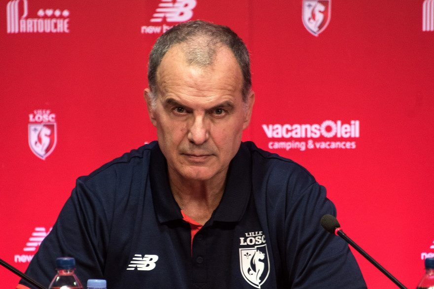 L'Argentin Marcelo Bielsa à Lille le 23 mai 2017