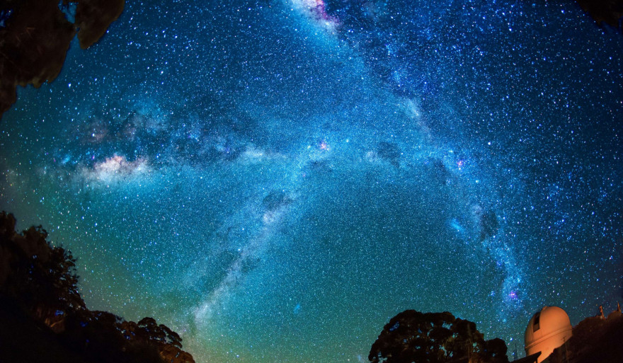 La Voie Lactée au-dessus de Siding Spring, en Australie