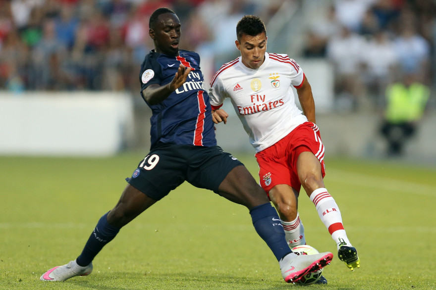 Jean-Kévin Augustin avec le PSG le 18 juillet 2015