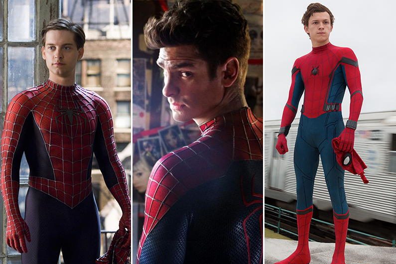 Tobey Maguire, Andrew Garfield et Tom Holland ont été les Spider-Man du grand écran