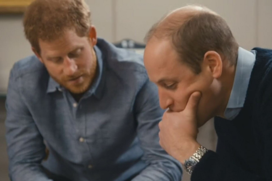 Les princes Harry et William dans "Diana, Our Mother: Her Life and Legacy"