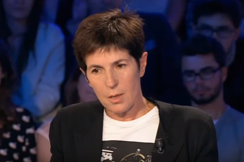 Christine Angot dans On n'est pas couché, le 29 août 2015