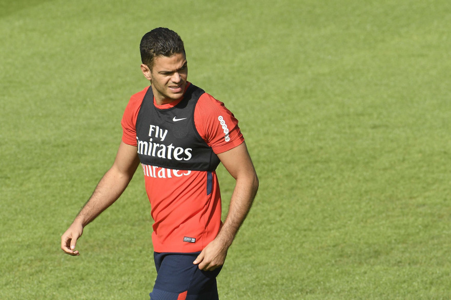 Hatemn Ben Arfa le 4 juillet 2017 au Camps de Loges.