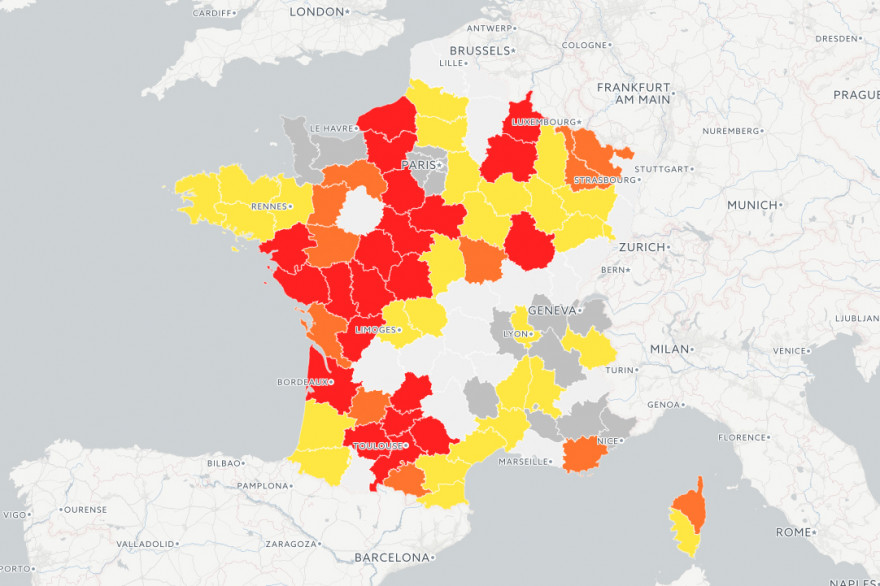 Une grande partie de la France est soumise à des restrictions d'eau en raison de la sécheresse.