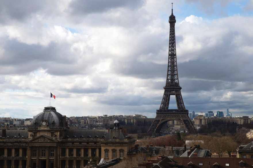 L'École militaire, dans le VIIe arrondissement de Paris (illustration)
