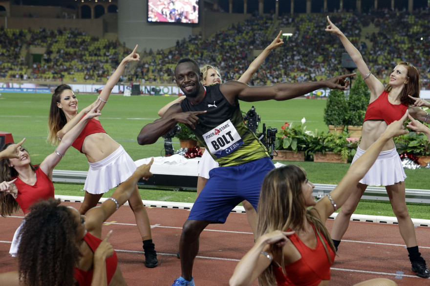 Usain Bolt a remporté l'épreuve du 100 mètres pour le dernier meeting de sa carrière le 21 juillet à Monaco.