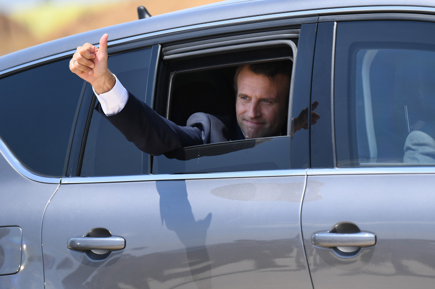 Emmanuel Macron, à Istres le 20 juillet 2017
