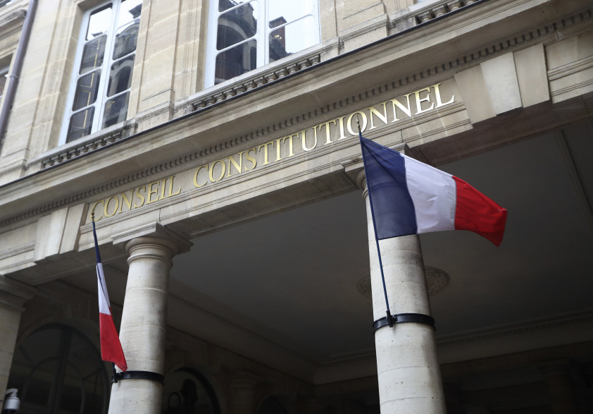 Le fronton du Conseil constitutionnel