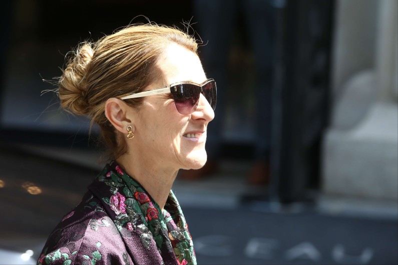 Céline Dion, rayonnante à Paris