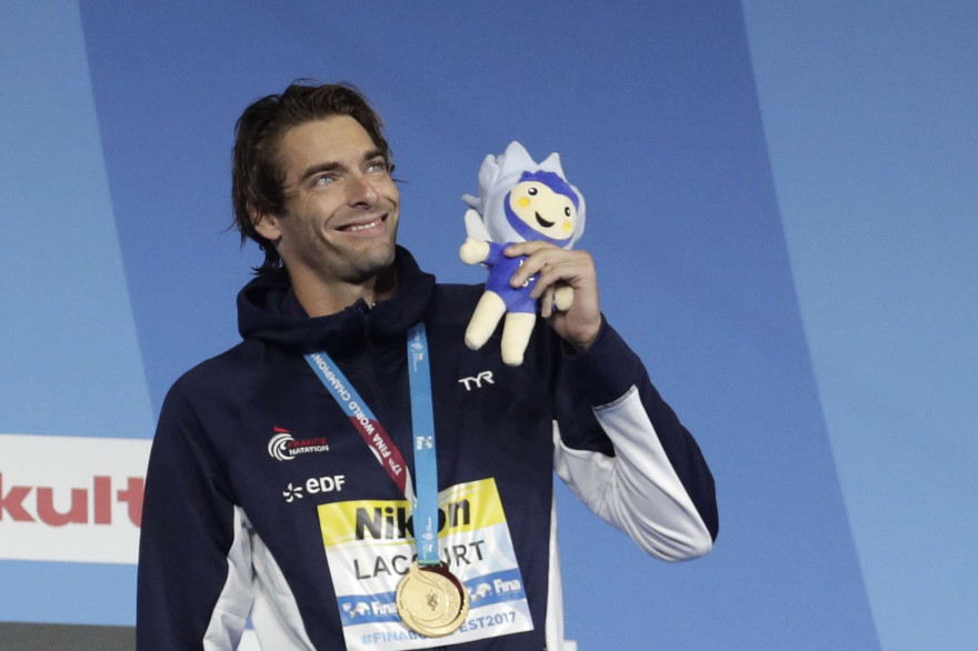 Camille Lacourt tire sa révérence en décrochant l'or à Budapest