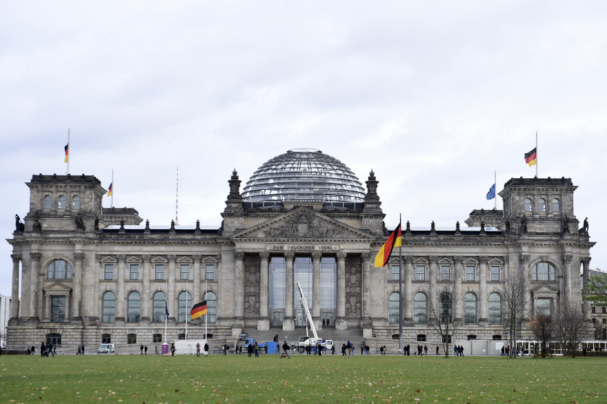 Le palais du Reichstag à Berlin