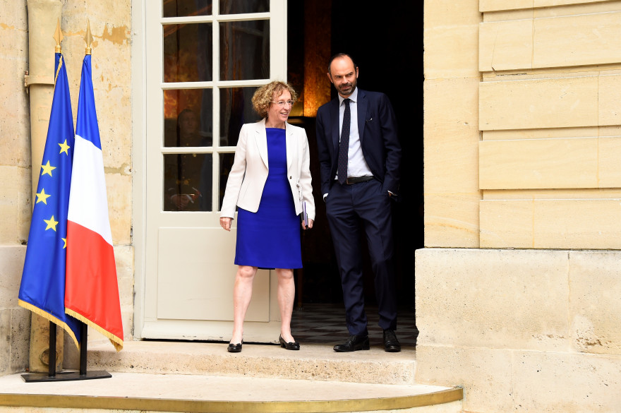 Muriel Pénicaud et Édouard Philippe, le 24 juillet 2017