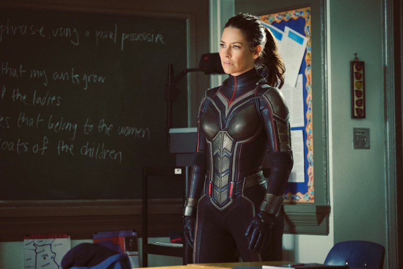 Evangeline Lilly dans le rôle de la Guêpe dans "Ant-Man and the Wasp"