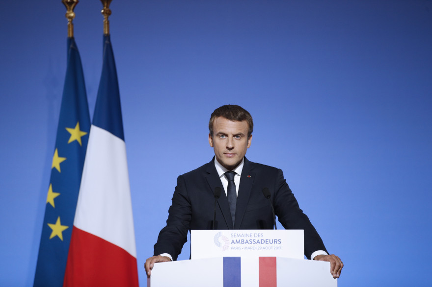 Emmanuel Macron, le 29 août 2017