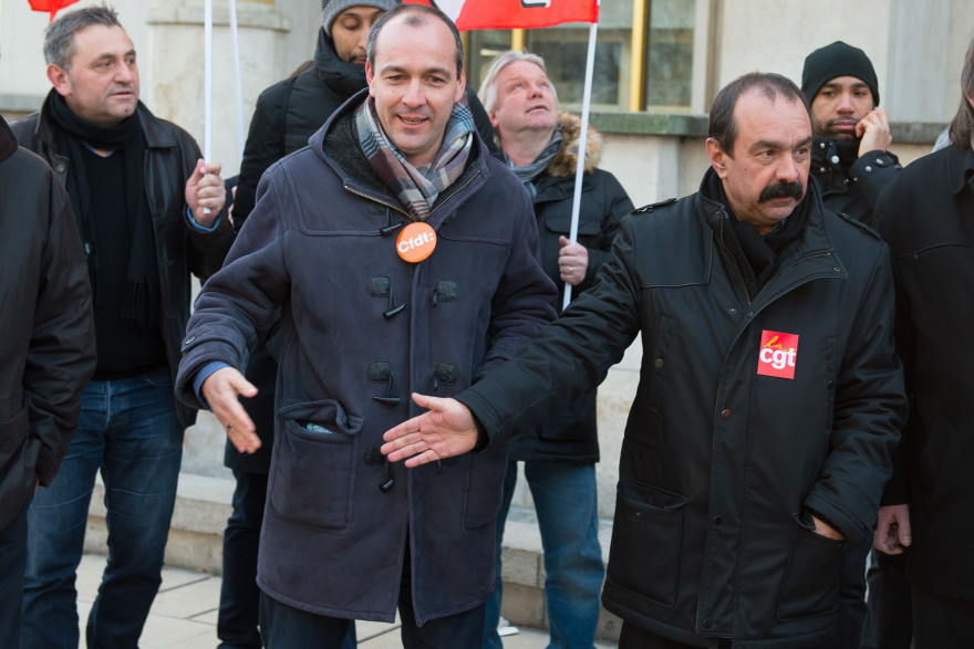 Laurent Berger (CFDT) et Philippe Martinez (CGT) ont confronté leurs points de vue sur le contenu de la loi El Khomri dans "Le Grand Débat" sur RTL.