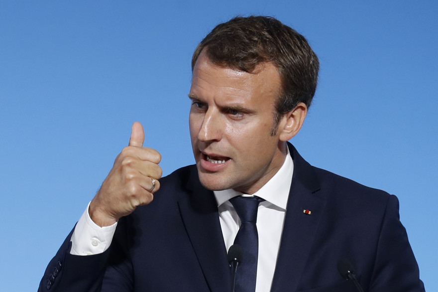 Emmanuel Macron s'adressait aux préfets mardi 5 septembre 2017.