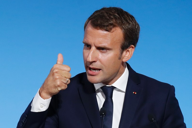Emmanuel Macron, le président de la République.