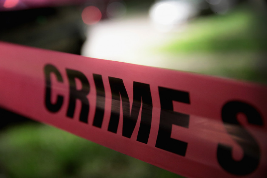 Sur une scène de crime aux États-Unis (Illustration)