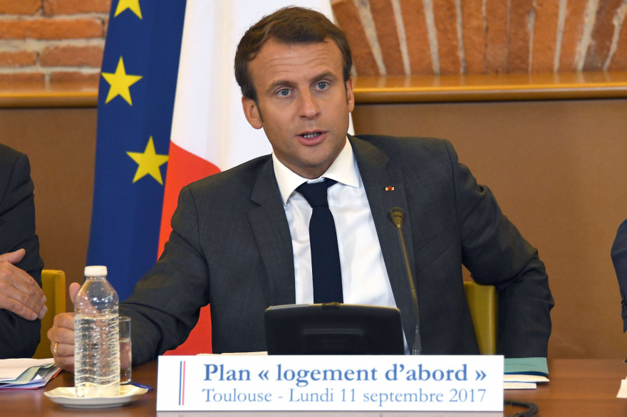 Emmanuel Macron à Toulouse, le 11 septembre