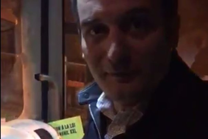 Florian Philippot dans le camion de Pascal, un forain en colère