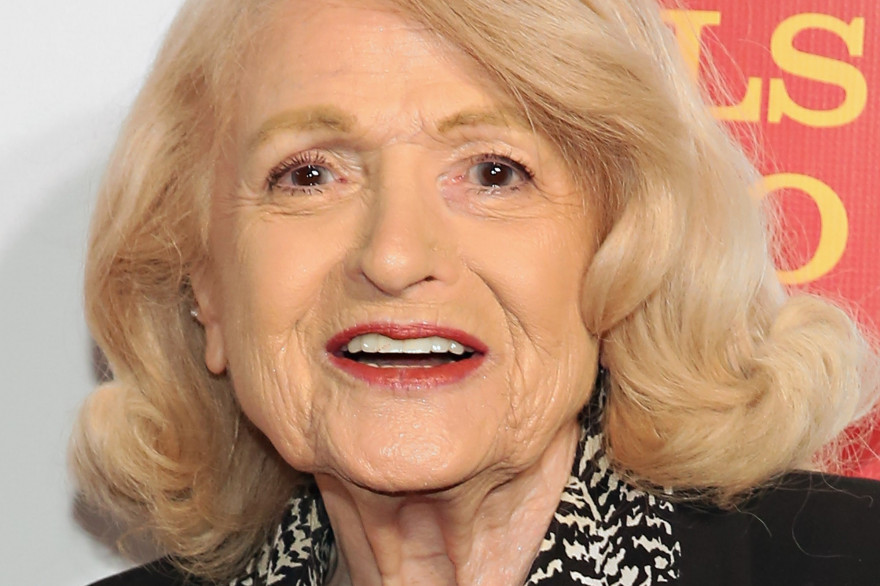 Edith Windsor lors d'un gala pour l'égalité à New-York en 2016