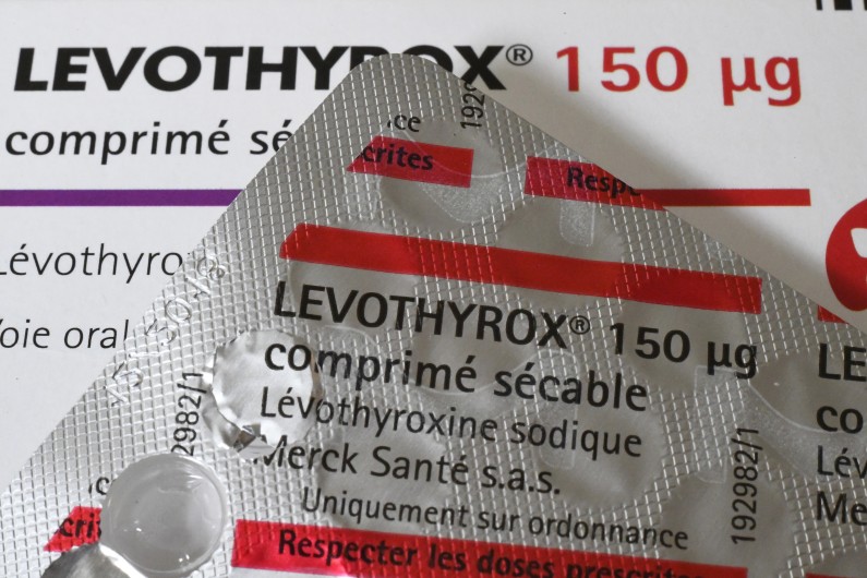 Boîte de comprimés de Levothyrox
