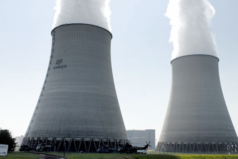 La centrale nucléaire de Belleville-sur-Loire dans le Cher
