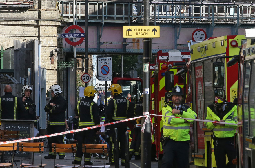 Un attentat dans le métro londonien a fait plusieurs blessés le 15 septembre 2017