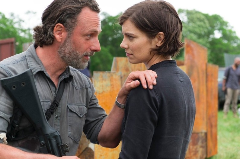 Rick et Maggie alliés contre Negan dans "The walking Dead"