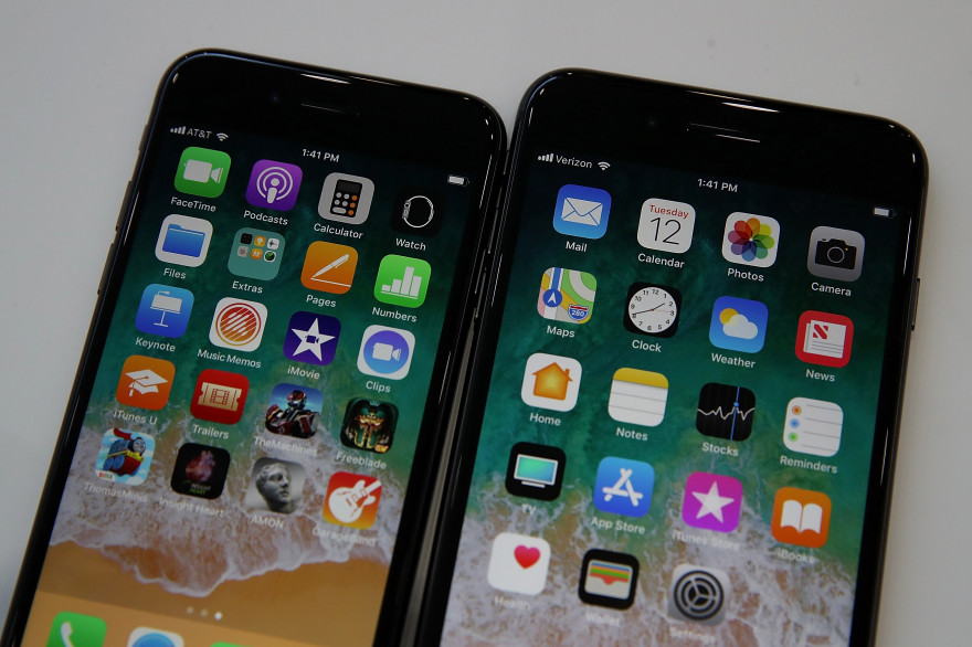 L'iPhone 8 et l'iPhone 8 Plus à leur présentation à Cupertino