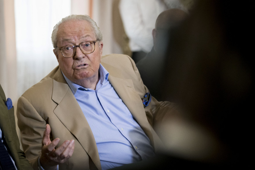 Jean-Marie Le Pen, fondateur du parti du Front National, le 28 septembre 2016